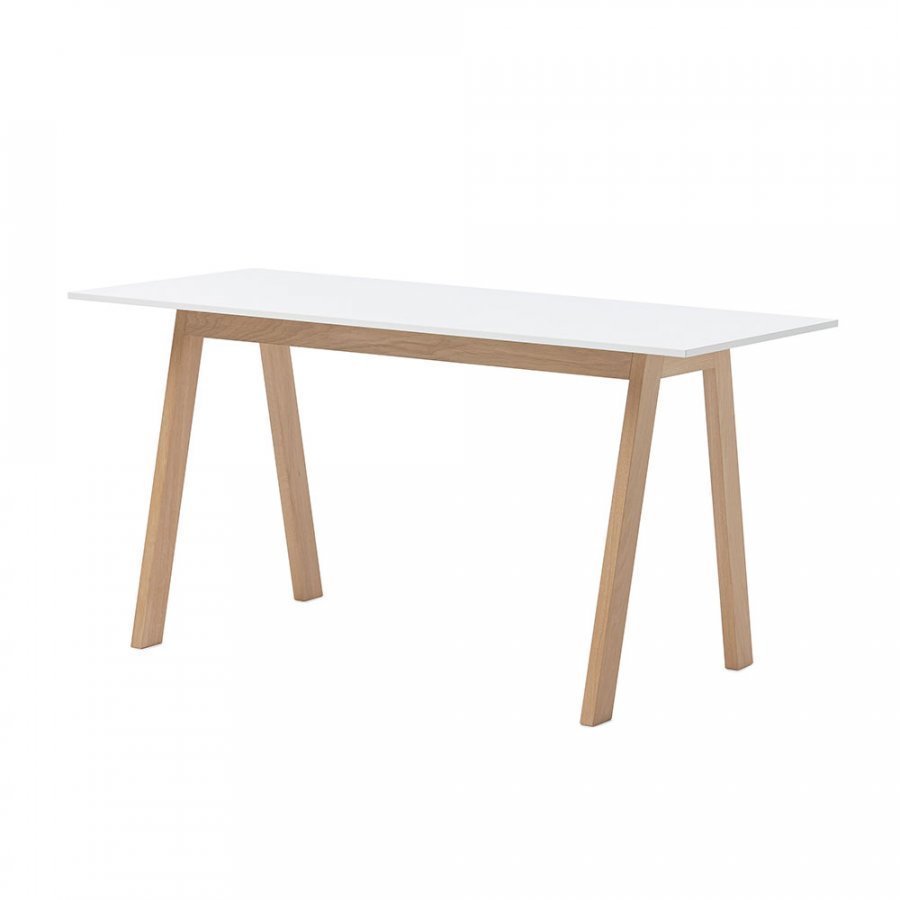 A2 Angle Kirjoituspöytä Valkoinen / Valkoöljytty Tammi