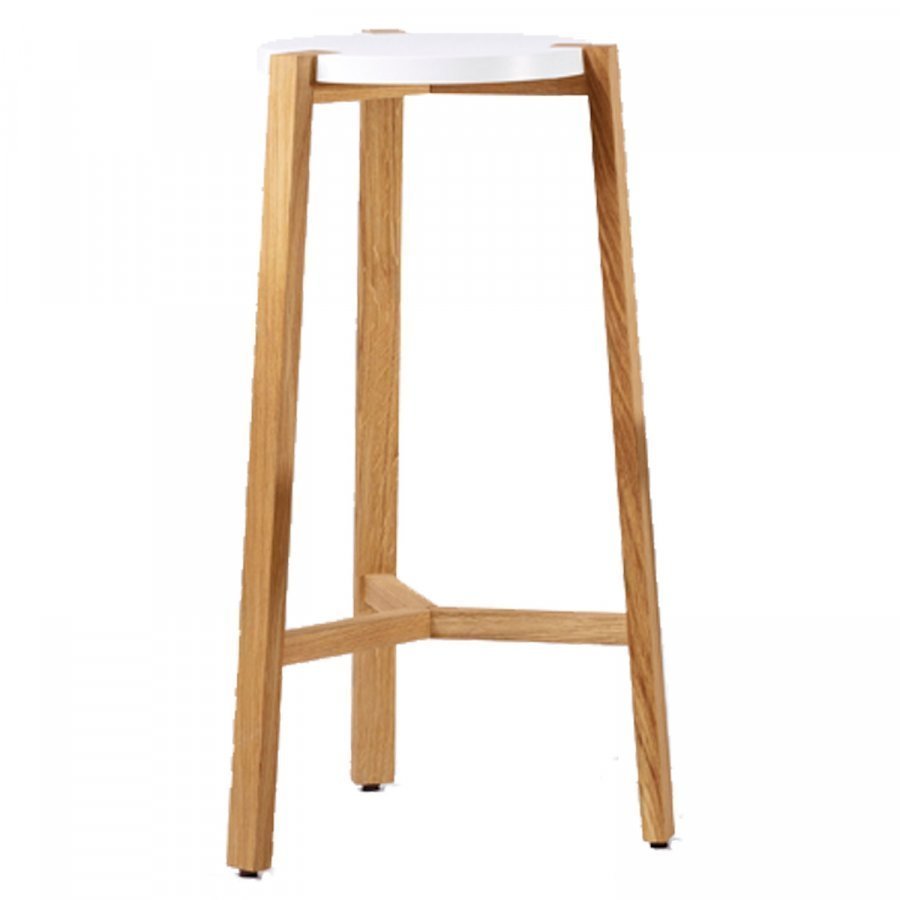 A2 Happy Baarituoli H76 Valkoinen