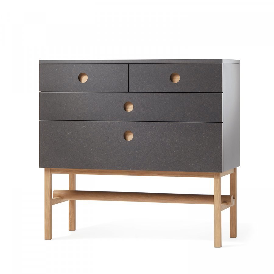 A2 Keep Lipasto Harmaa / Valkoöljytty Tammi