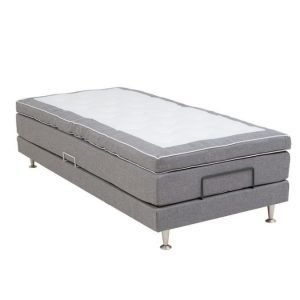 Adjustable 90 Moottorisänky Vaaleanharmaa