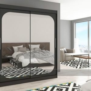 Adrk Riidekapid Vaatekaappi Liukuovilla 180 Cm