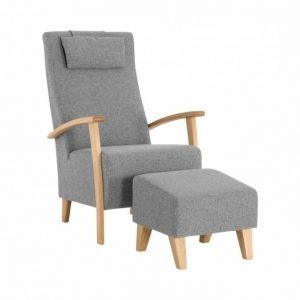 Anton Nojatuoli+Rahi Vaaleanharmaa