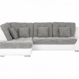 Arnis L-Sohva Vasen Valkoinen/Harmaa