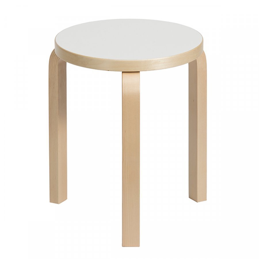 Artek Aalto Jakkara 60 Valkoinen Laminaatti