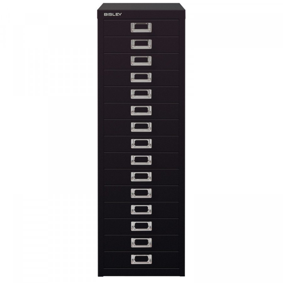 Bisley Laatikosto 15 Laatikkoa Musta