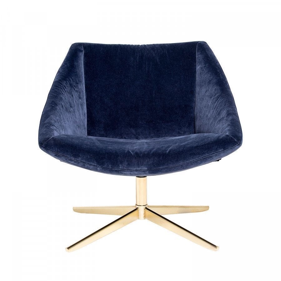Bloomingville Elegant Tuoli Sininen / Kulta