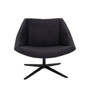 Bloomingville Elegant Tuoli Tummanharmaa / Musta