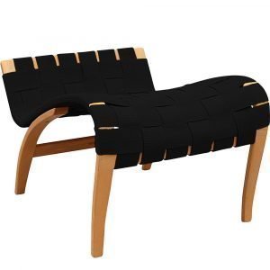 Bruno Mathsson Pernilla 2 Rahi Sidottu Satulavyö Musta