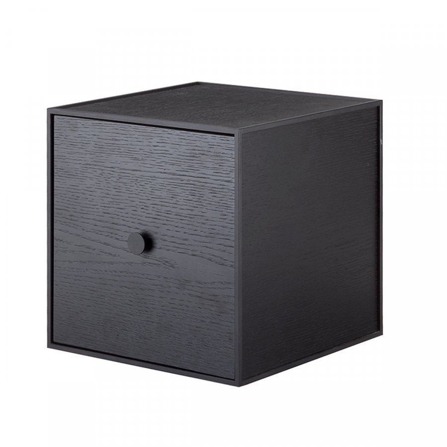 By Lassen Frame 28 Laatikko Ovella Mustaksi Petsattu Saarni