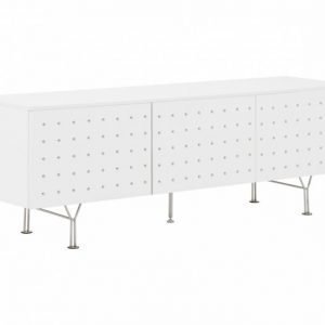 Calvin TV-Taso 150 Valkoinen/Kromi