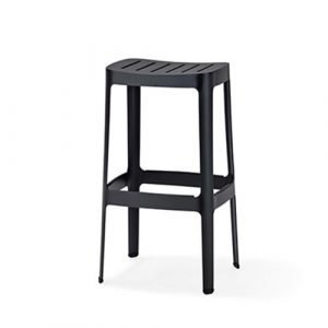 Cane Line Cut Baarituoli Musta 76 Cm