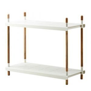 Cane Line Frame Hyllyjärjestelmä Perusosa Korkea Tiikki / Valkoinen