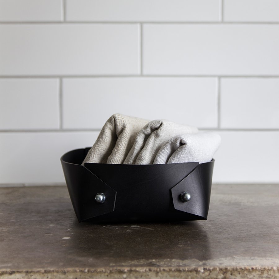 Caroline Ek Coco Baby Box Säilytyskori Black Chrome