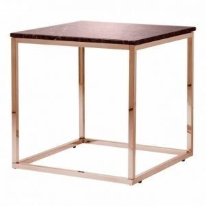 Carrie Sivupöytä 50 Punainen/Kupari