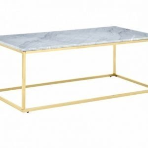 Carrie Sohvapöytä 120 Harmaa/Messinki