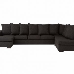 Chicago XXL U-Sohva Musta