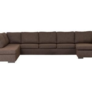 Connect XXL U-Sohva Vasen Ruskea