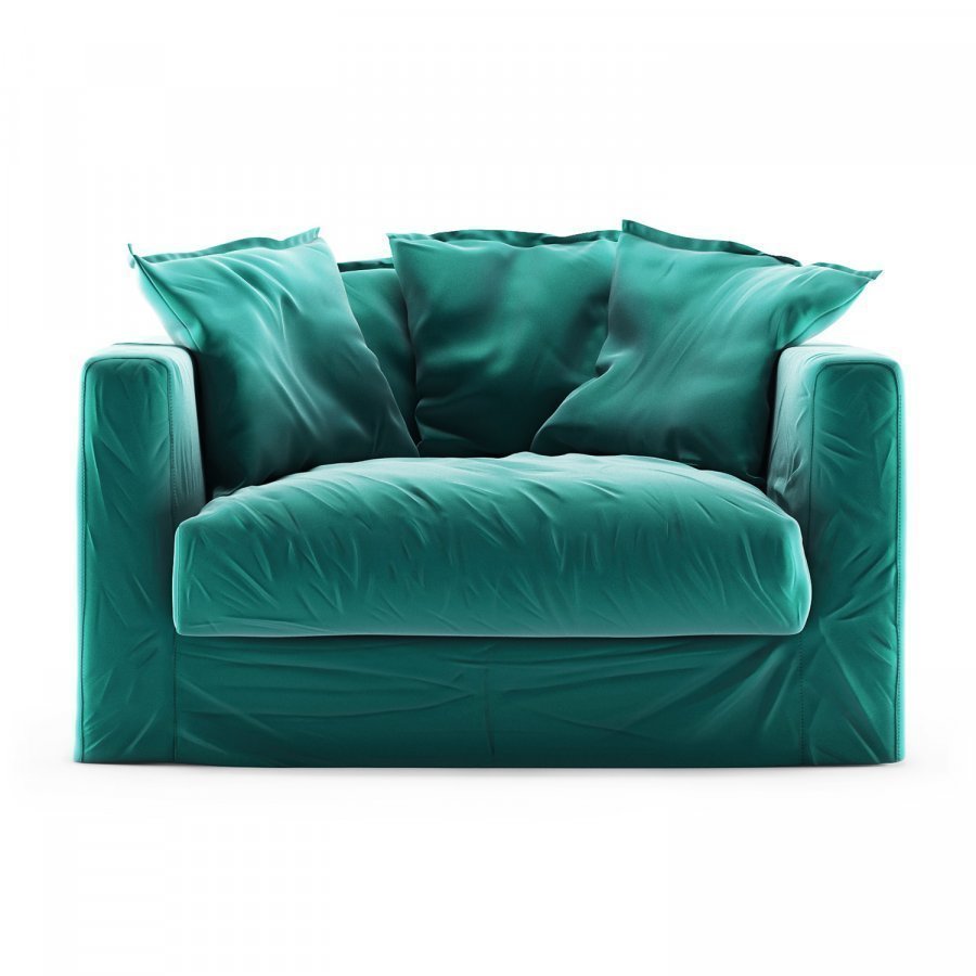 Decotique Le Grand Air Loveseat Sohva Sametti Azure