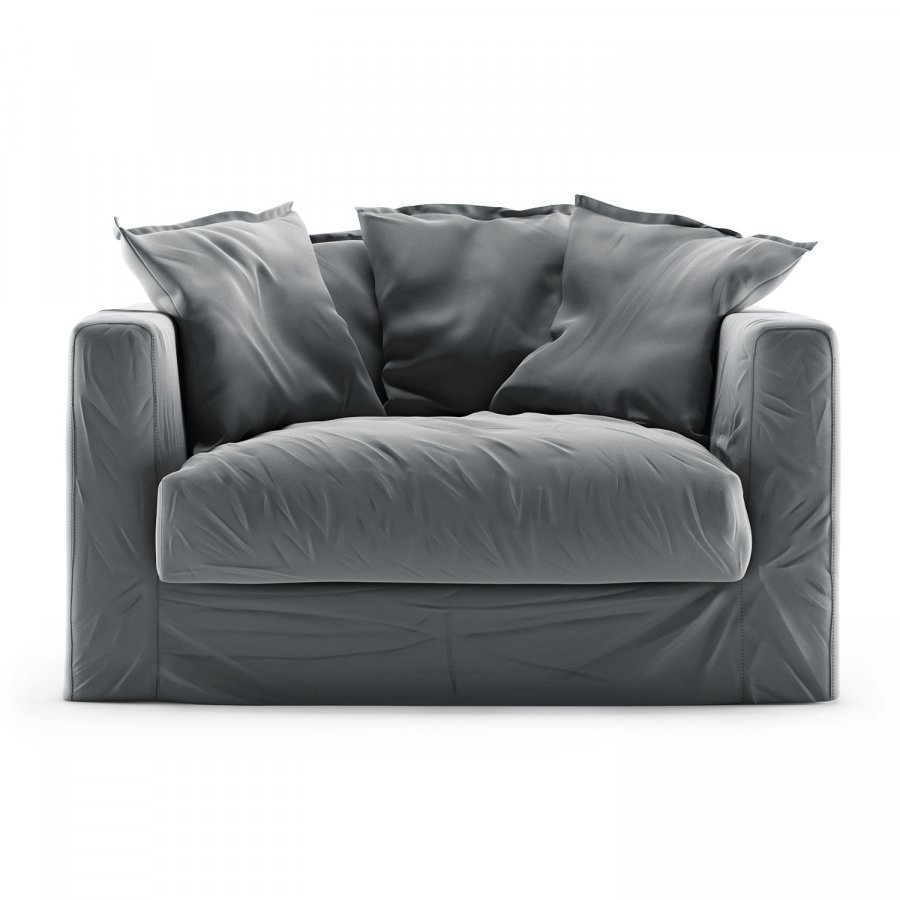 Decotique Le Grand Air Loveseat Sohva Sametti Granite