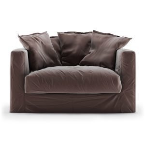 Decotique Le Grand Air Loveseat Sohva Sametti Moleskin Brown