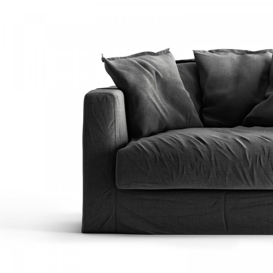 Decotique Le Grand Air Loveseat Verhoilu Carbon Dust