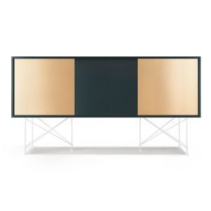Decotique Vogue Sideboard Senkki 180h Harmaa / 1g2b / Valkoinen