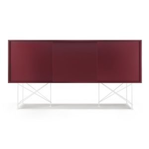 Decotique Vogue Sideboard Senkki 180h Viininpunainen / 3wr / Valkoinen