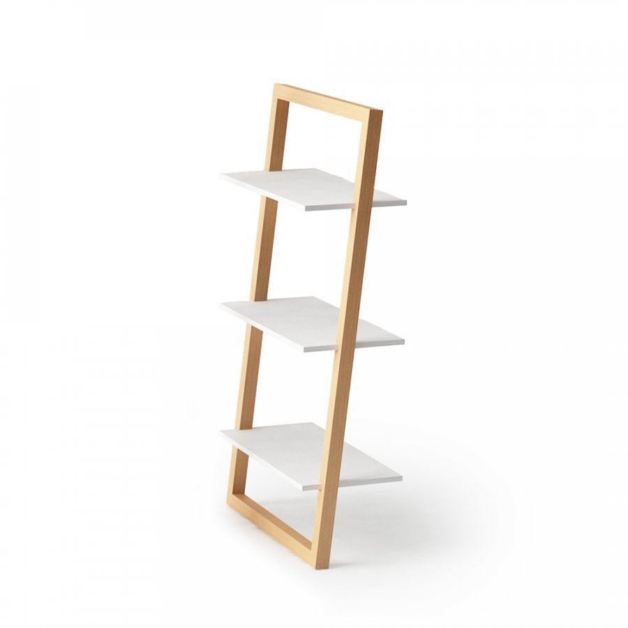 Department Angle Kirjahylly Valkoinen / Tammi 120 Cm