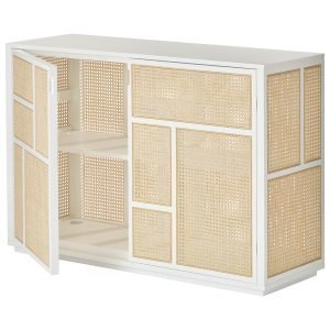 Design House Stockholm Air Senkki Valkoinen Rottinki