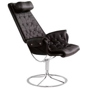 Dux Jetson Nojatuoli Classic Soft Nahka Musta