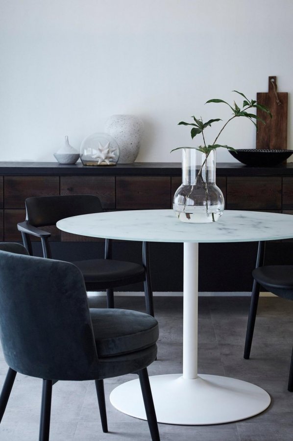 Ellos Brisbane Ruokapöytä Valkoinen Ø 110 Cm