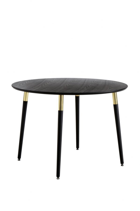 Ellos Carl Ruokapöytä Musta Ø 110 Cm