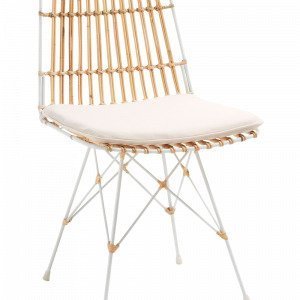 Ellos Isnaia Tuolit Metallia / Rottinkia Luonnonvärinen 2-Pakkaus