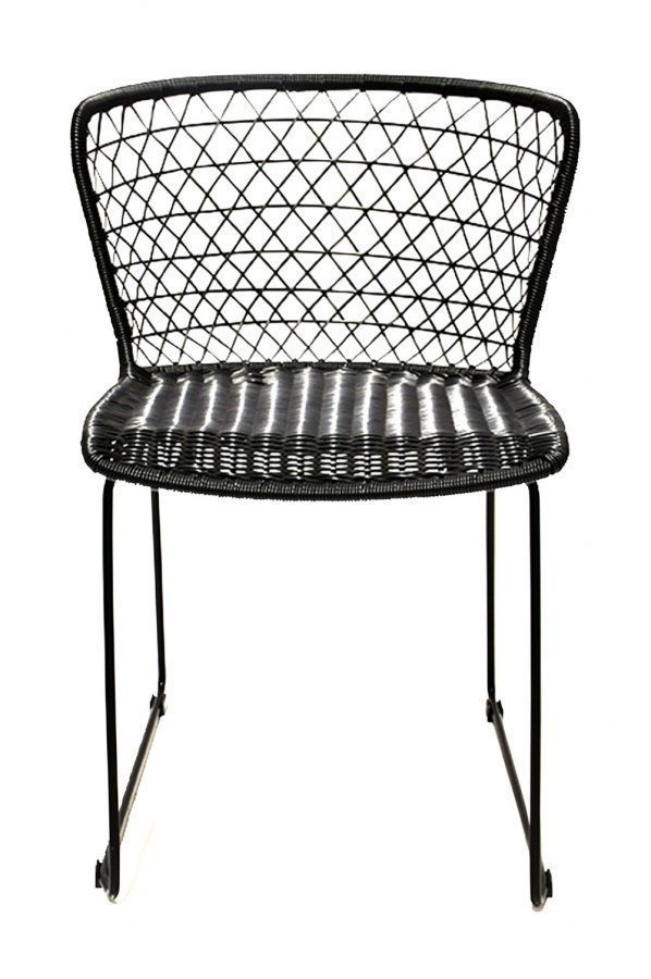 Ellos Korint Tuolit Musta 2-Pakkaus