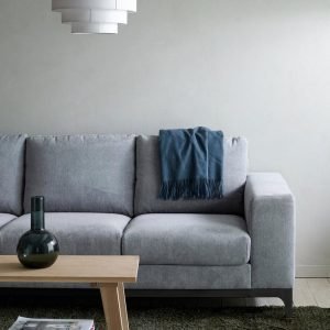 Ellos Lilja Sohva Chenilleä 3:N Istuttava Harmaa