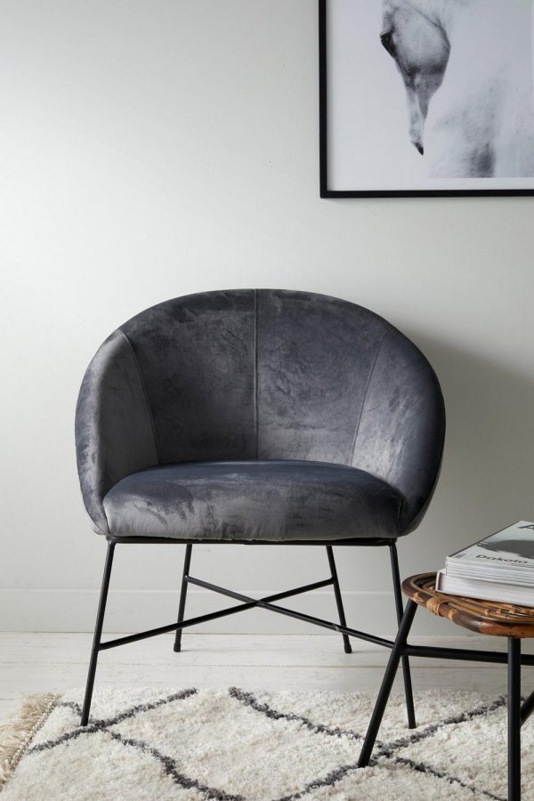 Ellos New York Tuoli Harmaa