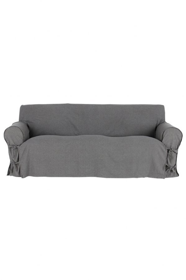 Ellos Odessa Irtopäällinen 3:N Istuttavaan Sohvaan Puuvillakambrikkia Harmaa