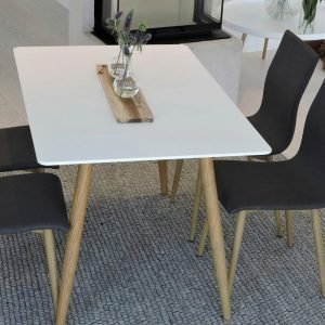 Ellos Polar Pöytä Ja 4 Windu Tuolia Ruokaryhmä Monivärinen