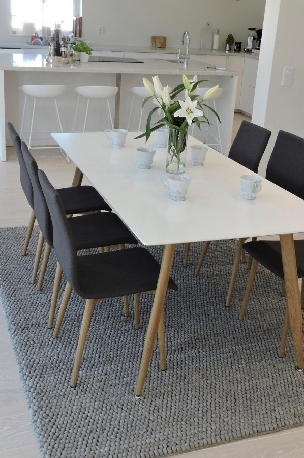 Ellos Polar Pöytä Ja 6 Windu Tuolia Ruokaryhmä Monivärinen