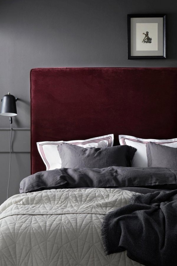 Ellos Vellino Sängynpääty Punainen 180 Cm