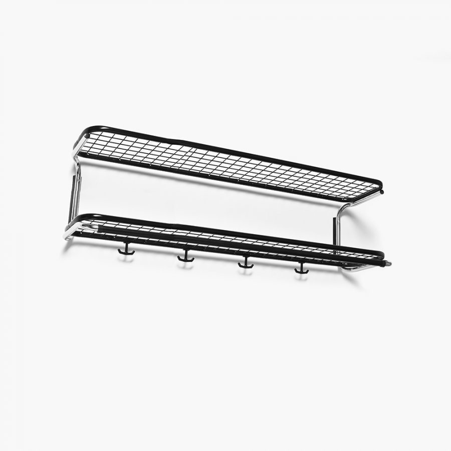 Essem Design Classic 650 Hattuhylly Musta / Kromi 100 Cm