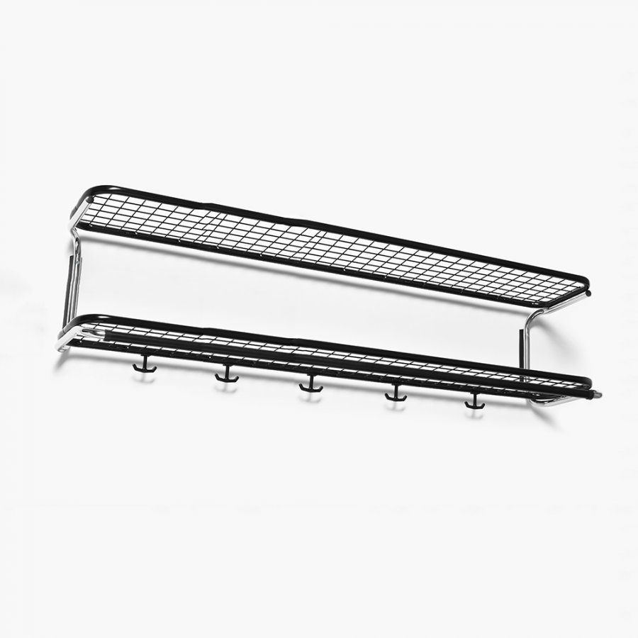 Essem Design Classic 650 Hattuhylly Musta / Kromi 110 Cm