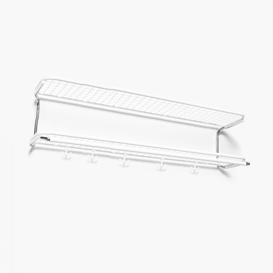 Essem Design Classic 650 Hattuhylly Valkoinen / Kromi 110 Cm