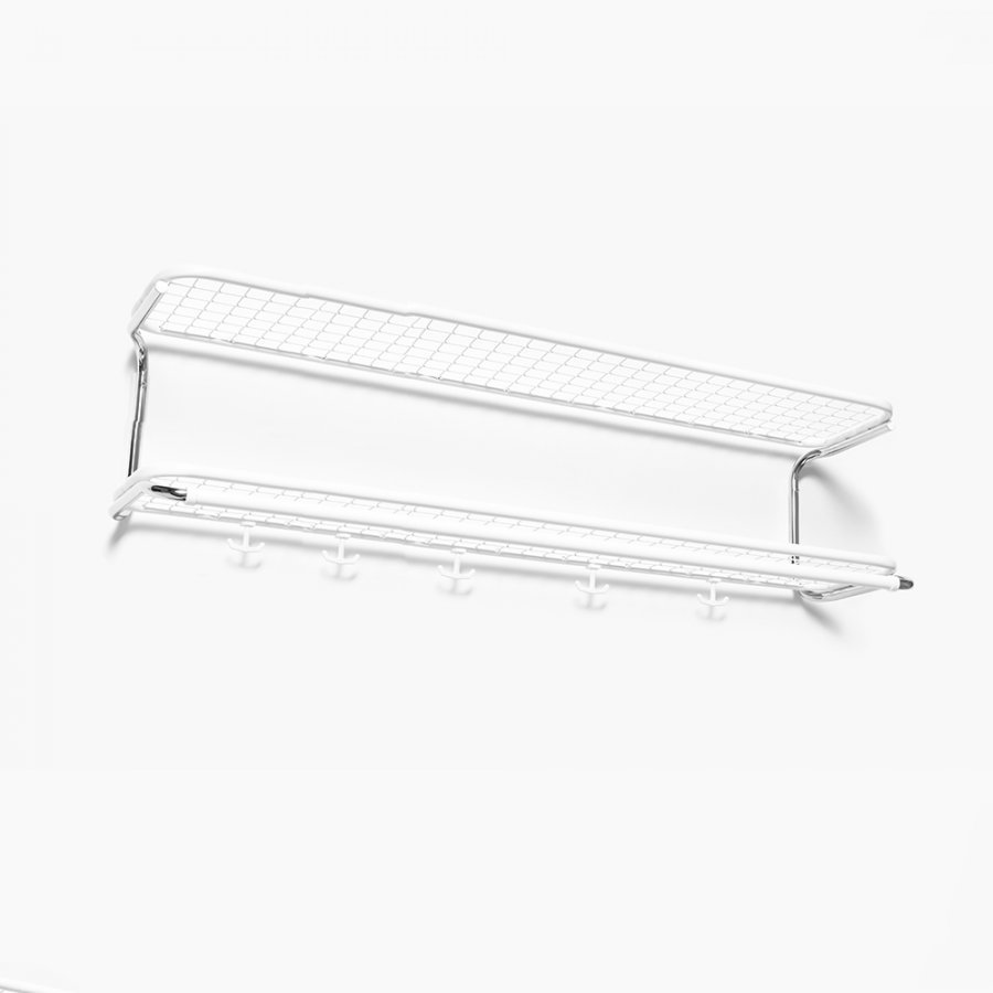 Essem Design Classic 650 Hattuhylly Valkoinen / Kromi 120 Cm