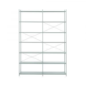 Ferm Living Punctual Kirjahylly 14 Hyllylevyä Sininen