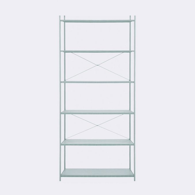 Ferm Living Punctual Kirjahylly 6 Hyllylevyä Sininen