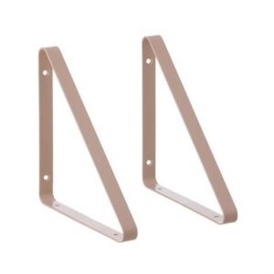Ferm Living Shelf Hyllynkannattimet 2 kpl Vaaleanpunainen
