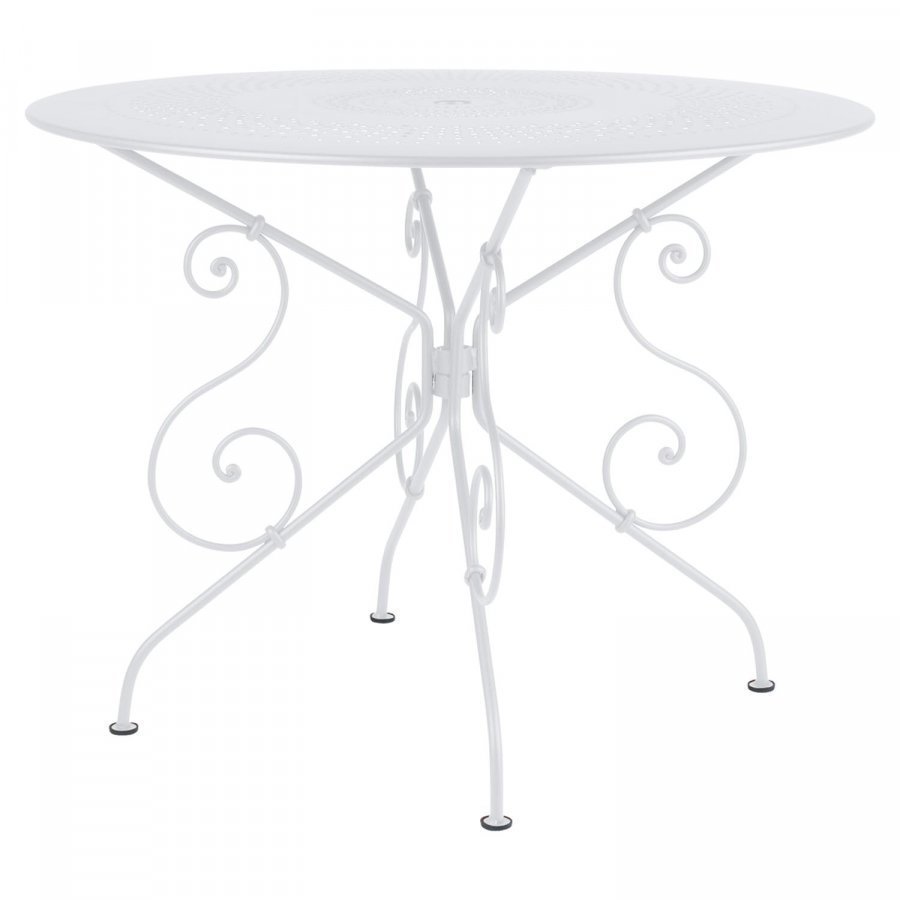 Fermob 1900 Pöytä Cotton White Ø96 Cm