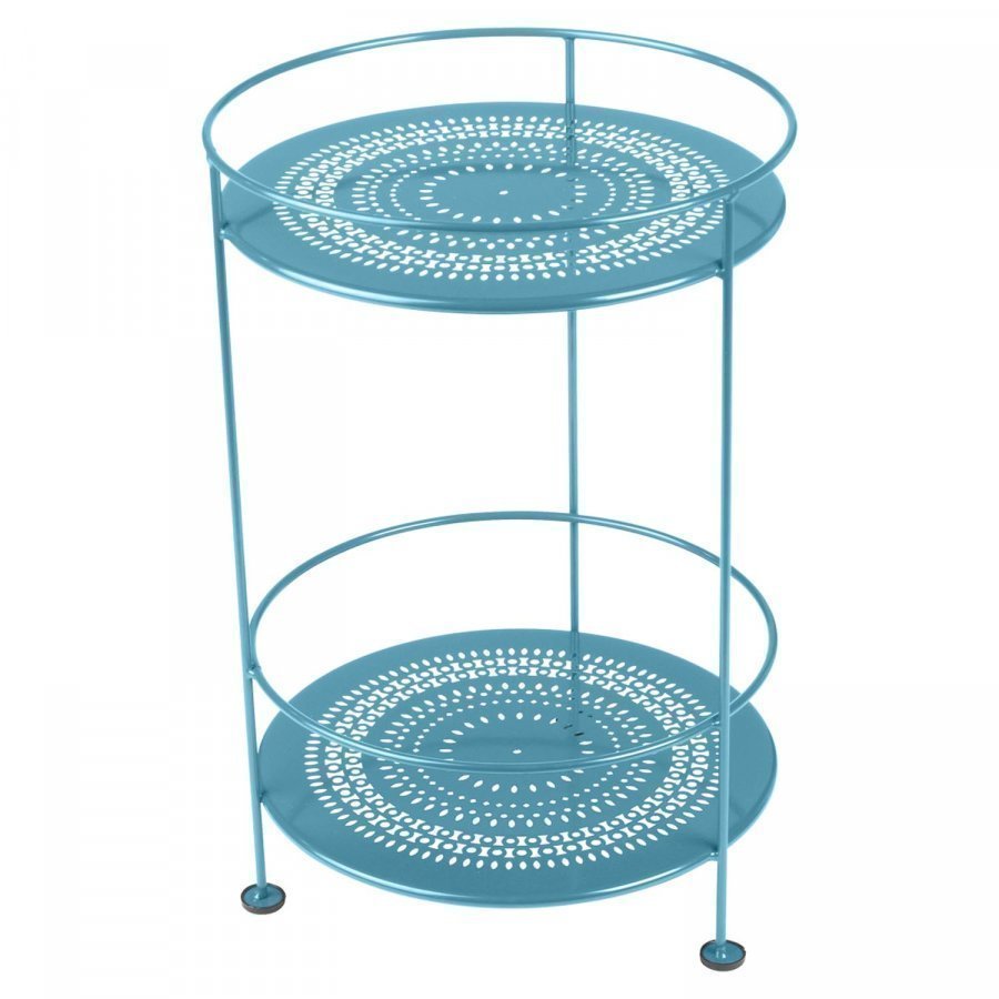 Fermob Guinguette Pöytä Turquoise Ø40 Cm