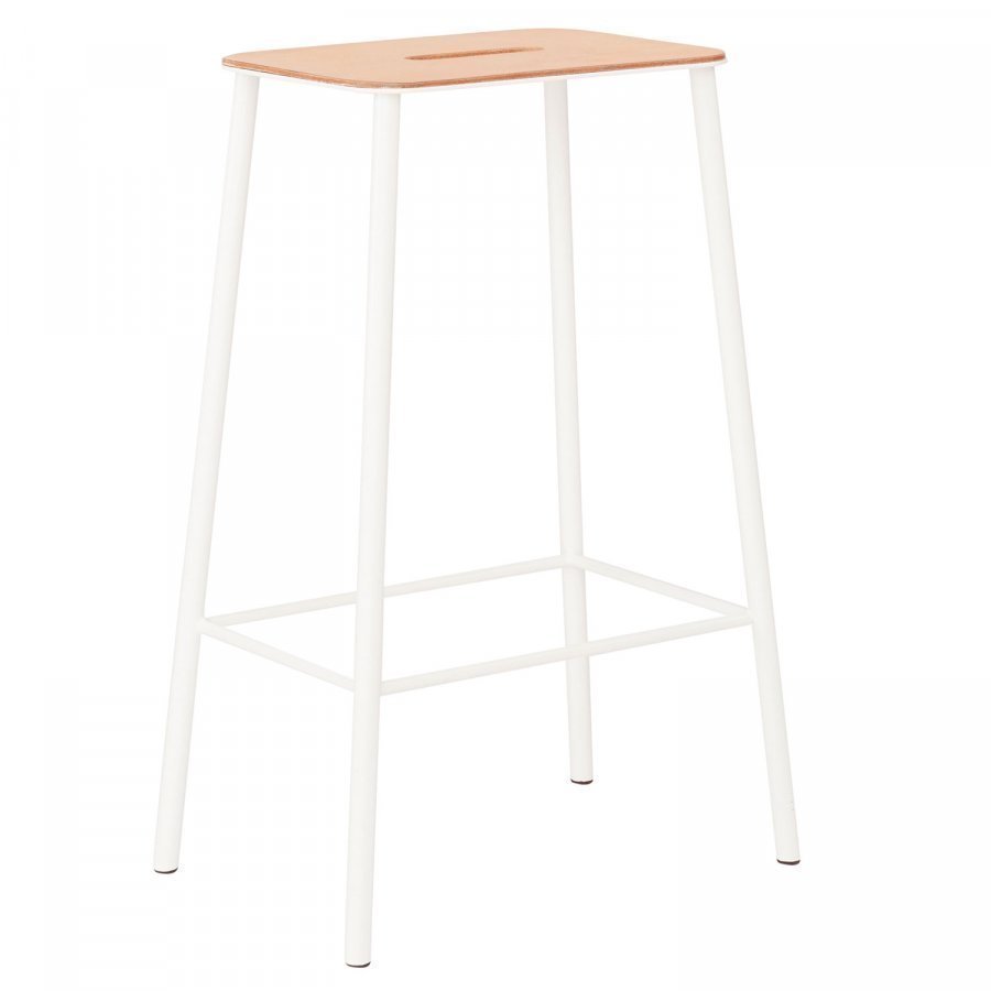 Frama Adam Stool 65 Baarijakkara Nahka / Mattavalkoinen